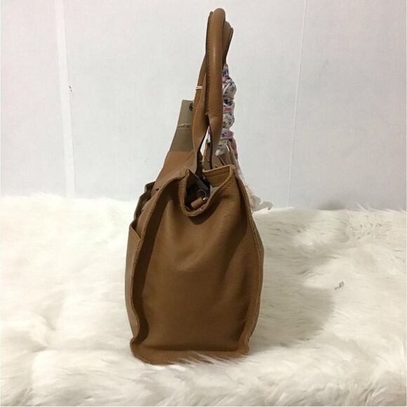 Lucky Brand Dina Leather Multi-Functional Satchel New - Picture 4 of 14